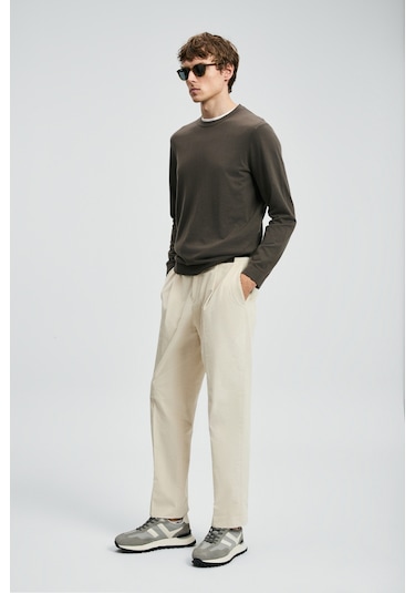 Lufian Erkek Kazak 112090148 Açık Kahverengi