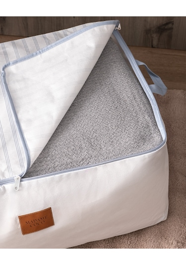 Madame Coco Nuage 2'li Baskılı Hurç - Beyaz/açık Mavi 8684427147696 Çok Renkli