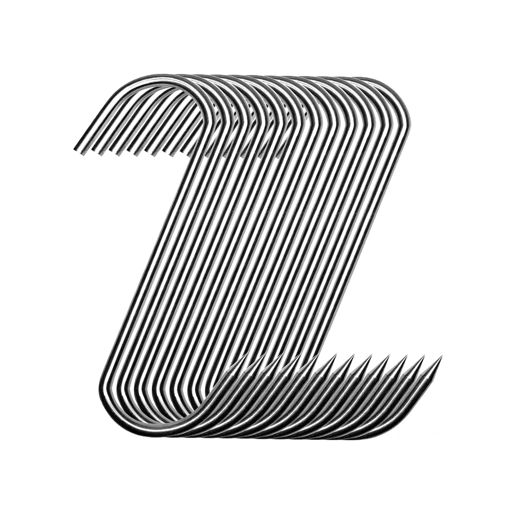 Skycity 304 Paslanmaz Çelik Et Asma Kancaları - 20 Adet, Dayanıklı, Sağlıklı Malzeme, Gips Duvar Uyumlu, Kolay Takım