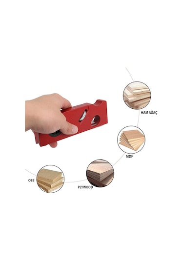 Rox Wood 0104 Terazili Köşe Omuz Rende N11.188