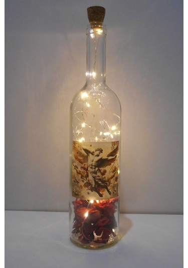 Eros Temalı Hediyelik Led Işıklı Şişe No1
