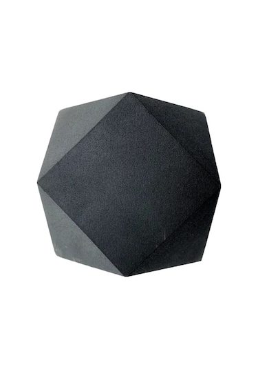 Ycl 8 W Piramit Led Duvar Aplik - Gün Işığı 3000k - Siyah -ıp44 Siyah