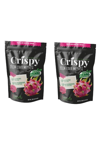 Dondurularak Kurutulmuş Ejder Meyvesi Dilimleri 20 Gram 2'li P...