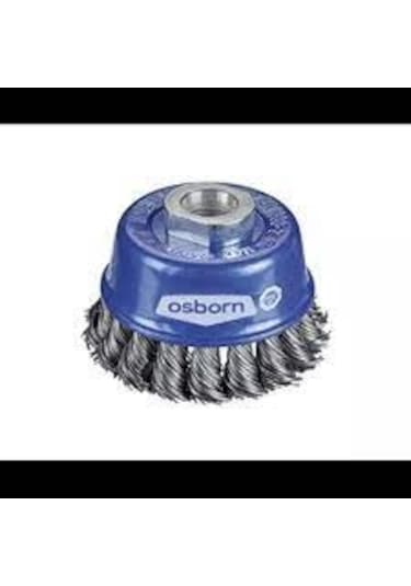 Osborn Taifun Çanak Tel Fırça 80mm Burgulu Alman Malı