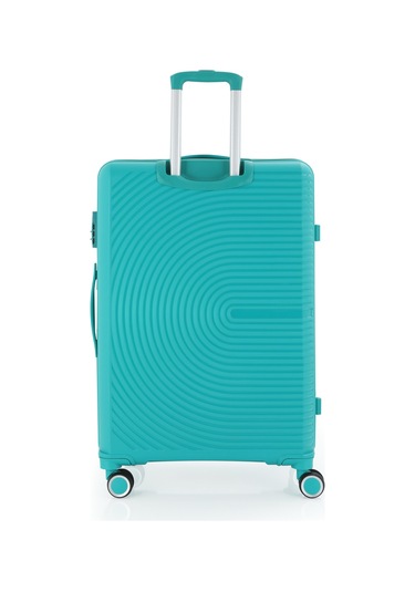 Mçs Polipropilen Valiz V374 55 Cm Kabin Boy Cam Göbeği Cam Göbeği