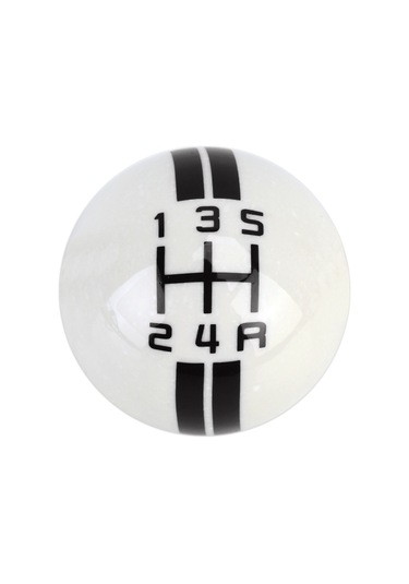 Sones Evrensel Araç Top Şekli Modifiye Reçine Değiştirici Manuel 5 Vitesli Vites Topuzu Siyah