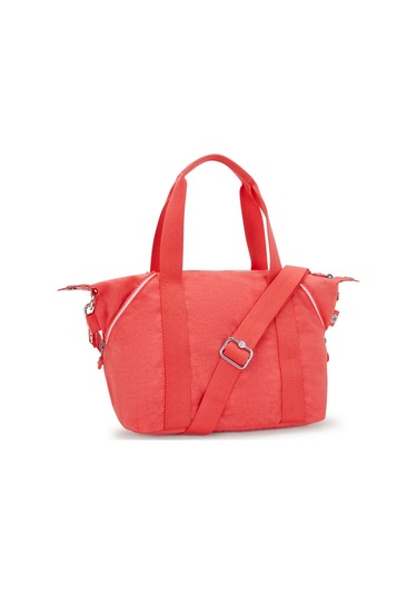 Kıplıng Art Mini Küçük Boy Omuz Çantası Kırmızı Almost Coral Kırmızı