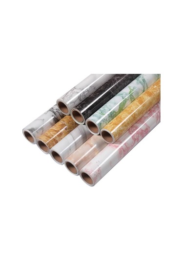 Opulentliving 5m Su Yalıtımlı Kendinden Yapışkanlı Mermer Desenli Duvar Kağıdı - Mutfak, Banyo, Oturma Odası İçin