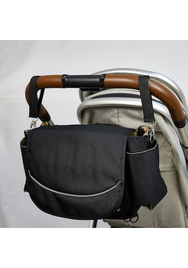 Bye Bye Stroller Bag Bebek Arabası Düzenleyici Çanta Siyah