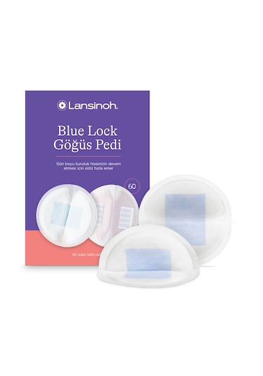 Lansinoh Blue Lock Göğüs Pedi 60'lı