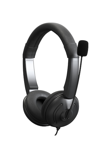 Leezsing Usb Kulaklık Mikrofon Seti - Gürültü Önleyici, Çevirmeli Mikrofonlu, Ses Kontrollü, Ofis Ve Çağrı Merkezi Kullanımı İçin