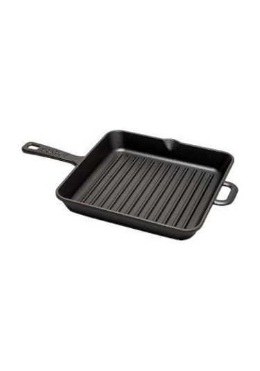 Sürel Döküm 25 Cm Kare Izgara Tava Mat Siyah