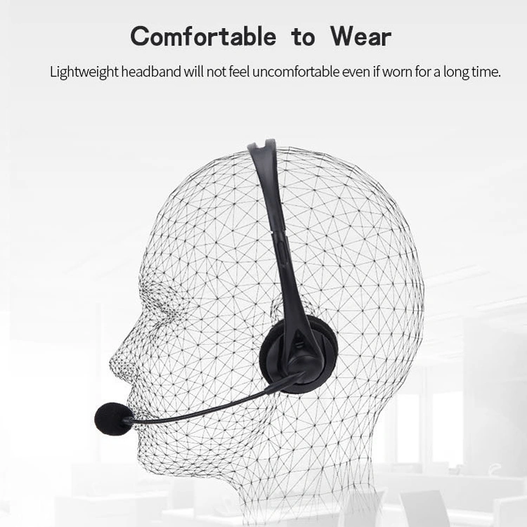 Sones Soyto Sy490 Öğretim Ofisi Ağ Sınıfı Öğrenci Eğitimi Bilgisayar Kulaklığı, Stil: Çift Kulak Siyah Ayırma Usb