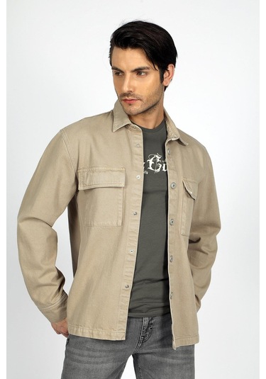 Lee Cooper Karela Erkek Dokuma Ceket Vızon-16552-vızon Vizon
