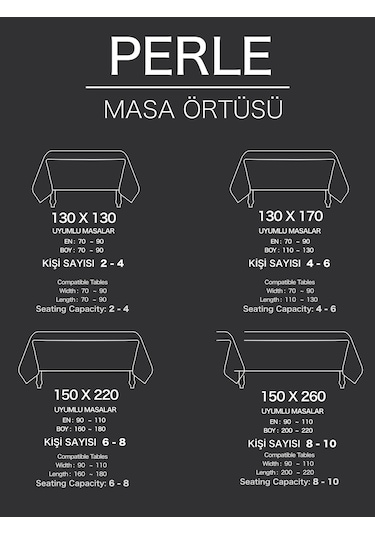 Daily Series Kadife Dokulu Siyah Renk Masa Örtüsü Siyah