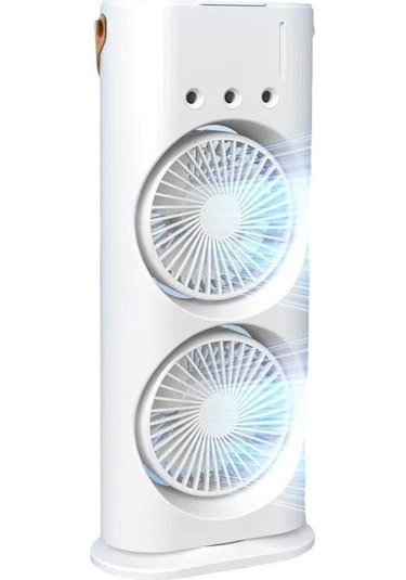 Lichen Masaüstü Klima Fanı 3 Delikli Sprey Soğutma Fanı Su İle