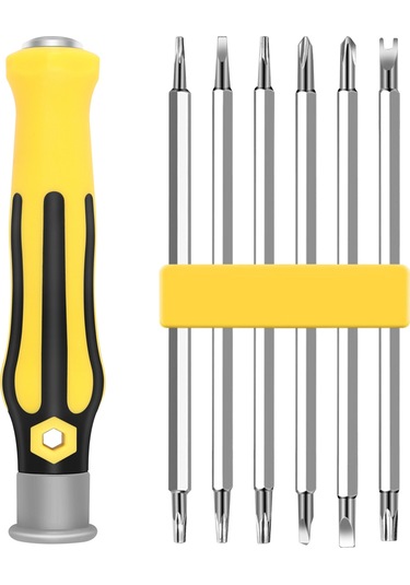 12'si 1 Arada Çok Fonksiyonlu Tornavida Seti Tornavida Özel Şekilli