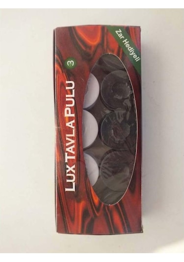 Eser İthal Tavla Pulu Plastik No 3 Melamin