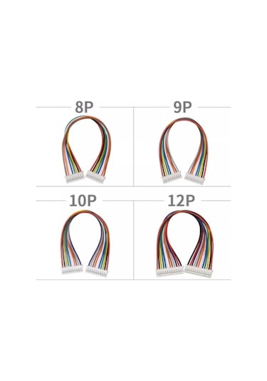 2,54mm Jst Xh 6 Pin Çift Taraflı Kablolu Konnektör 20cm 10 Adet