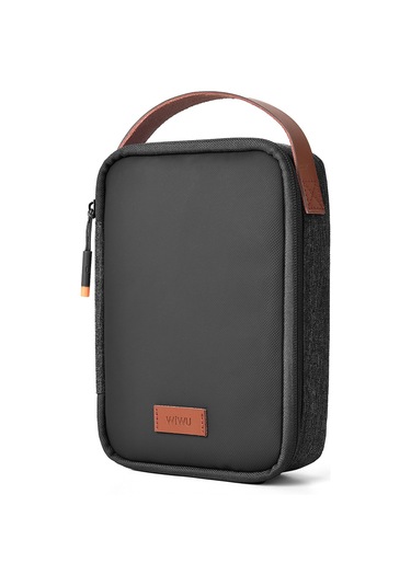 Wiwu Minimalist Çok Fonksiyonlu Su Geçirmez Taşınabilir Polyester Kumaş Seyehat Çantası Siyah