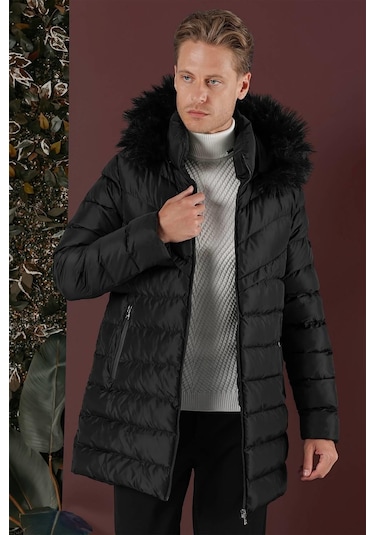 Efor Ka 076 Slim Fit Siyah Spor Kaban Siyah