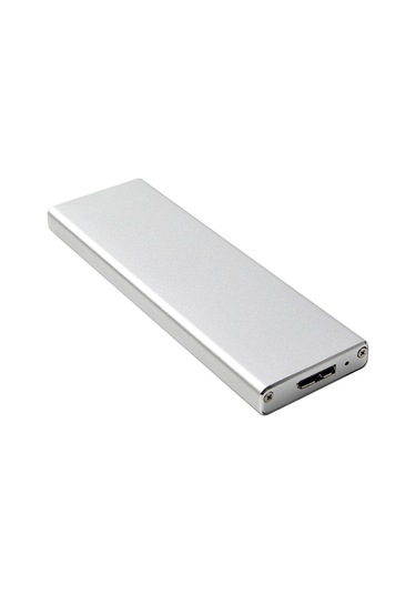 Macbook Uyumlu Air A1369/a1370 2010/2011 İçin Usb3.0 Ssd Kutusu, Alüminyum Kasa, Gümüş Renk
