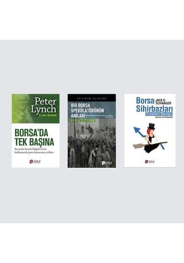 Borsa'da Tek Başına - Bir Borsa Spekülatörünün Anıları - Borsa Sihirbazları / 3 Kitap Set