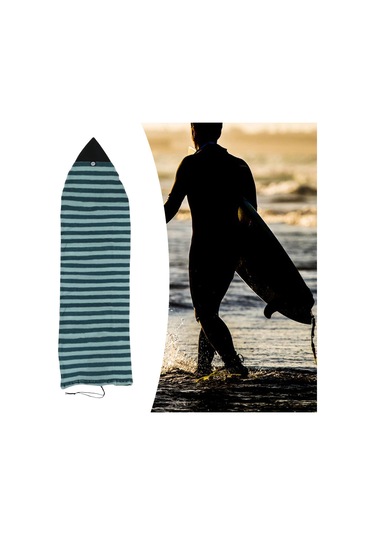 Suntek Sörf Tutkunları İçin Tahtası Çorap Kılıfı Yeşil Şerit Yeşil