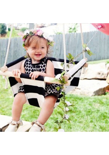 Bundera Ahşap Bebek ve Çocuk Salıncağı