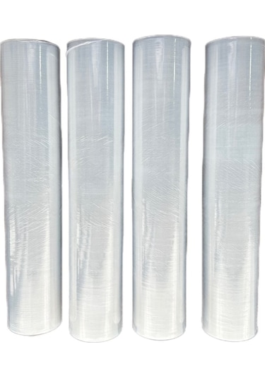 Palet Streç Film 50 Cm X 300 Metre 17 Mikron 2340 Gr. 4 Adet