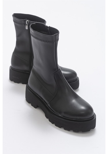 Luvishoes Rush Siyah Kadın Bot Siyah