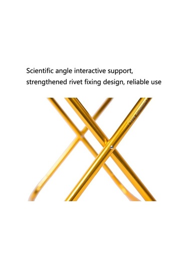 Novahub Açık Mekan Kamp Sandalyesi 7075 Alüminyum Balıkçı Barbekü Dışkısı, 24.5x22.5x27cm, Gümüş Gri Mavi Desen Mavi