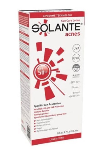 Solante Acnes Güneş Losyonu Spf50+ 50 ML