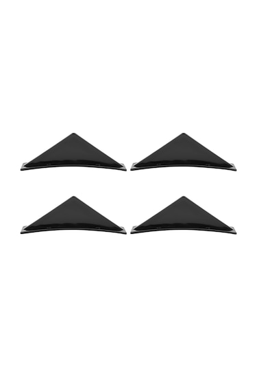 Lemestar Abs Malzeme Akıllı Araç Arka Tampon Spoilerı - Rüzgar Direncini Azaltır, Aerodinamik Performansı Artırır, Evetli Siyah, Evetli Montaj