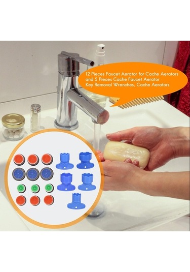 Trendooze Ve Musluk Mavi Kırmızı Havalandırıcılar Havalandırıcı Gri Çıkarma Cache Cache Anahtarları Anahtar & & Zj Çok Renkli