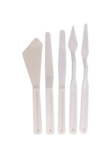 Spatula Seti Plastik, Akrilik, Yağlı Boya, Hobi, Modelaj, Esnek Ve Ergonomik 5'li Set Çok Renkli Spatula Seti Plastik, Akrilik, Yağlı Boya, Hobi, Modelaj, Esnek Ve Ergonomik 5'li Set Çok Renkli