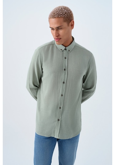Loft Erkek Gömlek Yeşil