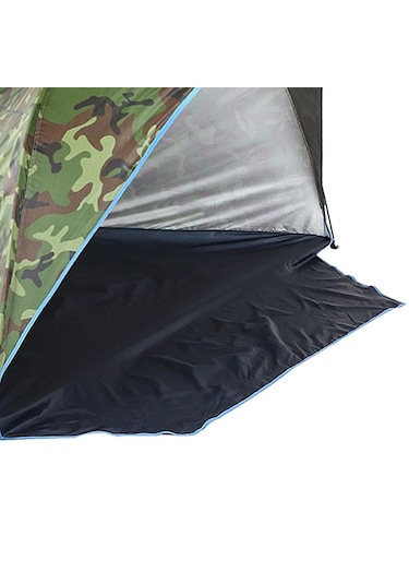 Suntek Plaj Çadırı Güneş Barınağı Gölgelik Açık Bahçe Kamuflaj Çok Renkli