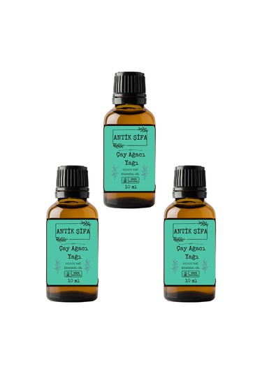 %100 Saf Çay Ağacı Yağı - 3 X 10 Ml 20 ML