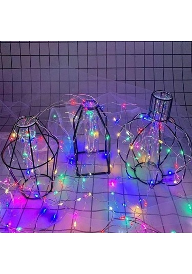 Hobibahçem Pilli Dekoratif Peri Led Işık 3 Metre Rgb Gaming Aydınlatma RGB
