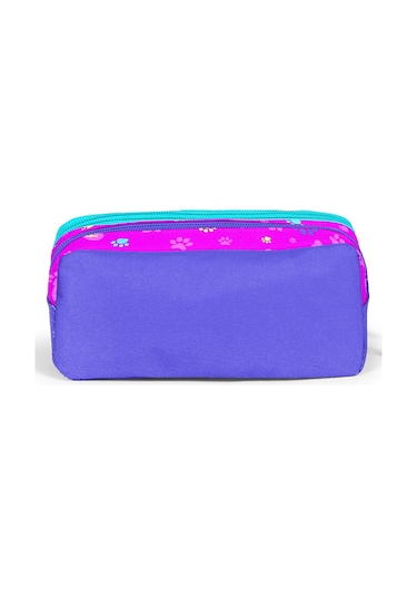 Coral High Kids Kedi Köpek Desenli İki Bölmeli Kalem Çantası 12079