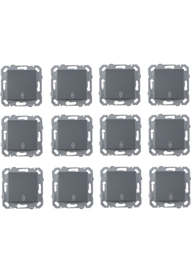 Netelsan Byobu 12 ADET Füme Vavien Anahtar Çerçevesiz