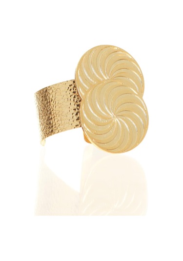 Kadın Lak Altın Renk Kaplama Ayarlanabilir Açık Bant Spiral Figürlü Bileklik Altın