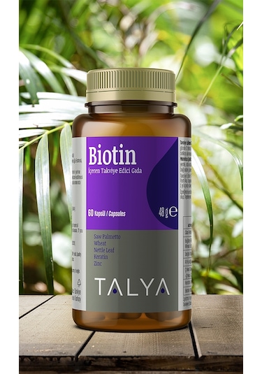 Talya Biotin İçeren Takviye Edici Gıda 60 Kapsül