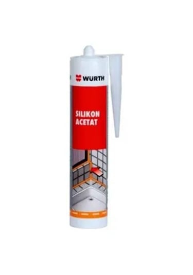 Würth Asetat Silikon Şeffaf 12 Adet
