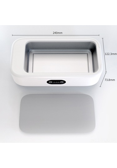 Padalink A8 Ultrasonik Gözlük Temizleyici 640ml 304 Paslanmaz Çelik 3 Seviye Zamanlama Laboratuvar/eğitim 220-240v Avrupa Standartı