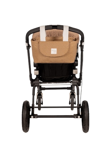 Walking Mum Poppy Bebek Arabası Puantiyeli Organizer Çanta Cinnamon Kahverengi