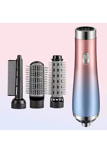 Lixiaqu01 3in1 Tembel Saç Kurutma Makinesi Tarak Sıcak Hava