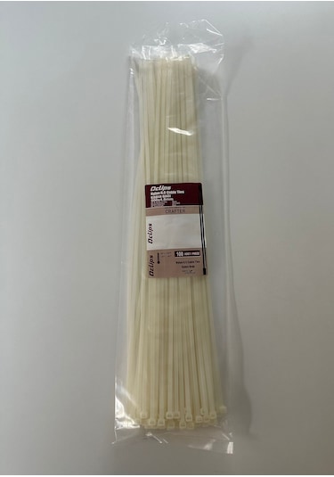 500 X 4,8 Kablo Bağı 100 Adet Beyaz