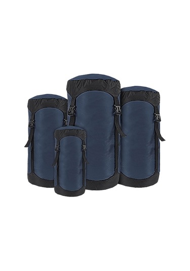 Skycıty 40d Hafif Sıkıştırılabilir Kamp Çantası - Uyku Tulumu Saklama Kapsülü S/m/l/xl Boy, Resif Mavisi Çok Renkli Çok Renkli